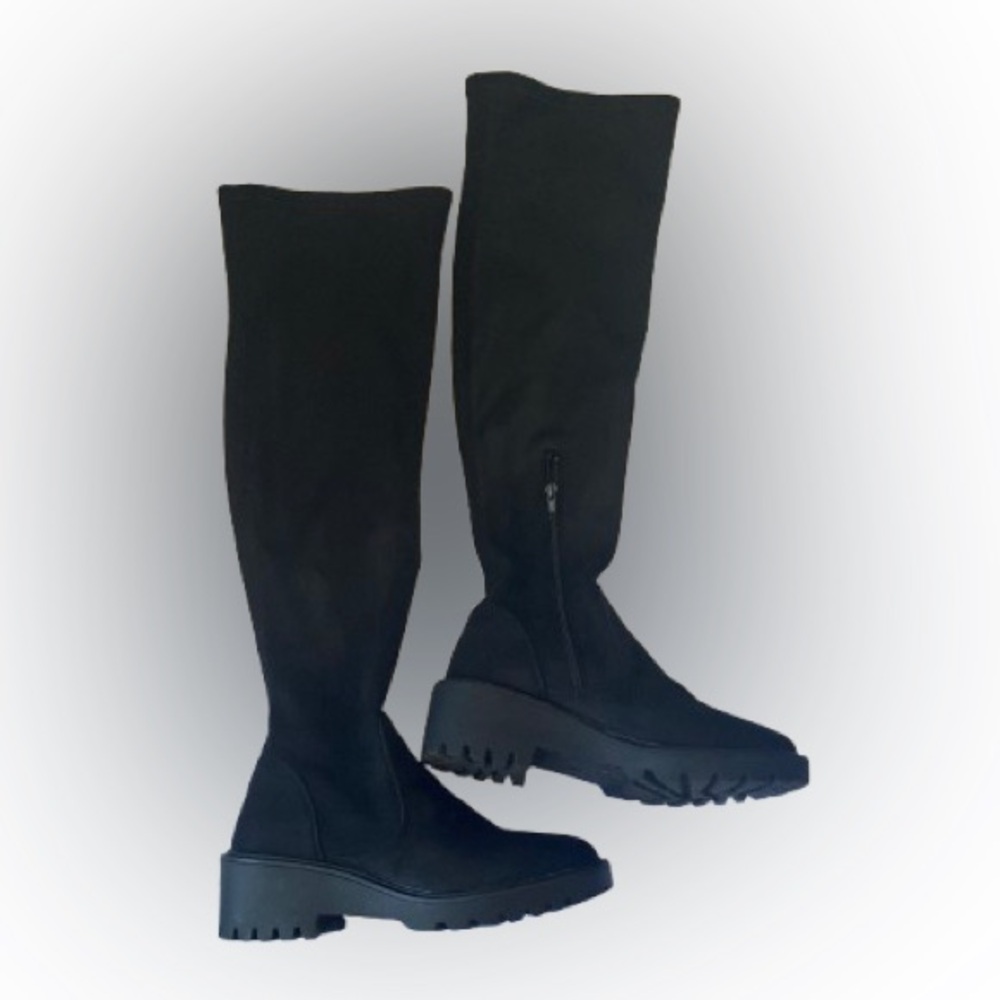 Elegant Black Over the Knee Boots